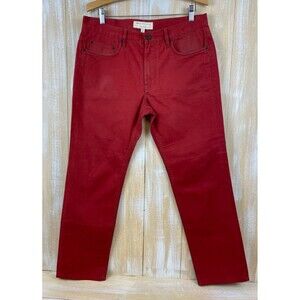 Marc by Marc Jacobs Uniform Fit Men's Denim Jeans Red 100% Cotton 34x34
